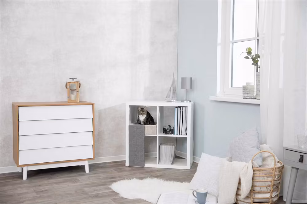 Bädd för IKEA-hylla med klösyta - 33×48×37 cm