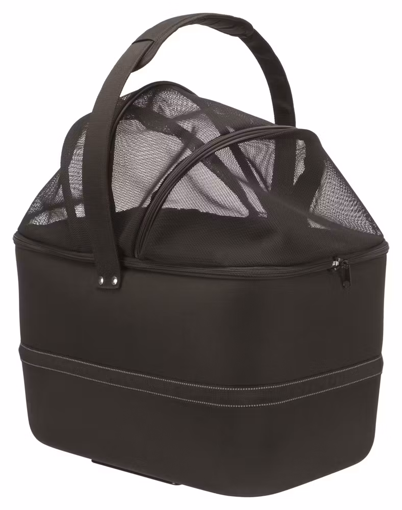 Cykelkorg för hund front med nät - 41 × h47 × 39 cm