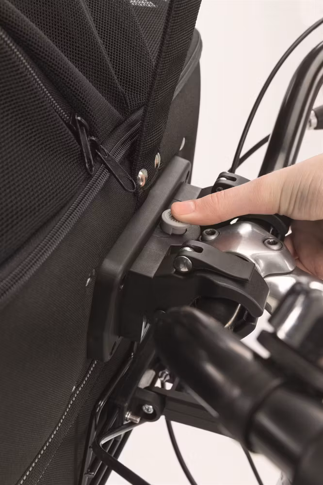 Cykelkorg för hund front med nät - 41 × h47 × 39 cm