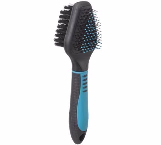 Borste dubbelsidig plast - 6 × 19 cm