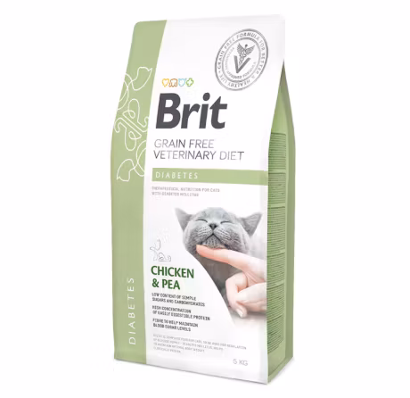Brit Veterinary Cat Diabetes Chicken & Pea - 400 gram