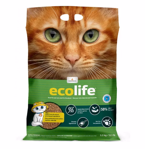Framsidan av EcoLife Kattsand - 5,5 kg.