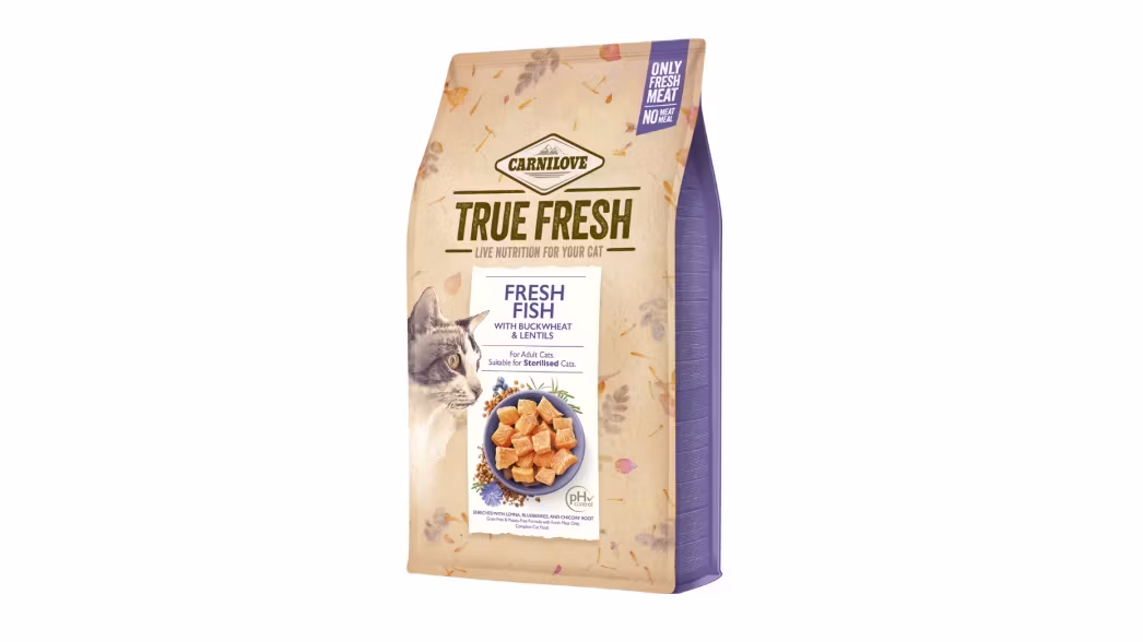 Framsidan av Carnilove Cat True Fresh Fish.