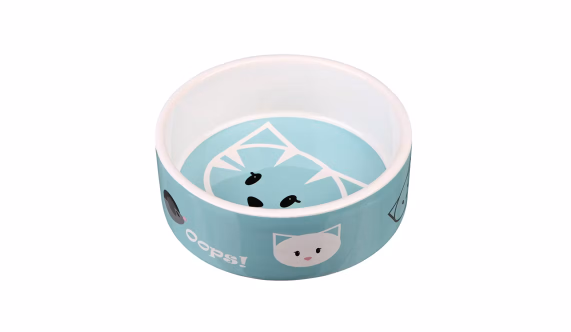 Keramikskålen Mini i blå färg.