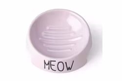 Kattmatskål Keramik - 1,7 dl - Rosa