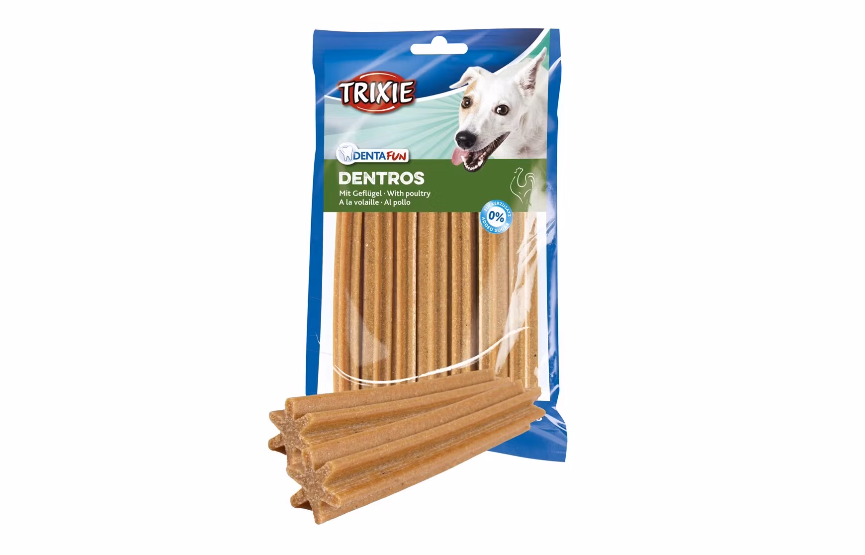 Framsidan av Denta Fun Dentros.