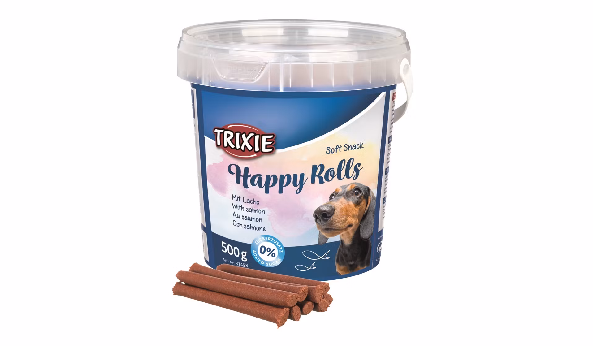 Framsidan av Soft Snack Happy Rolls.