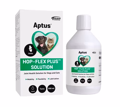 Framsidan av Aptus Hop-Flex Plus Solution.