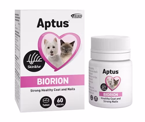 Aptus Biorion och dess förpackning.