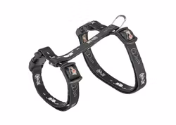 Junior kitten sele + koppel - 21-33 cm/8 mm - 1.20 m