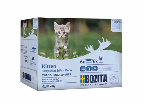 Bozita Kitten i Sås Multibox.