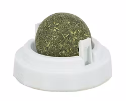 Kattmyntaboll med hållare