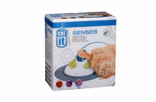 Förpackningen av Catit Senses Massagecenter.