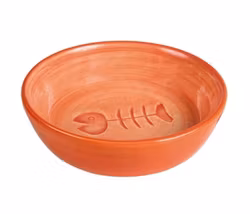 Keramikskål katt fiskben - 0,2 liter