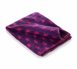 Filt Stjärna Lila M 100cm