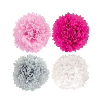 Pompoms rosa