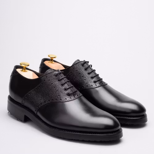 Premier-Black Calf/Black Grain Calf