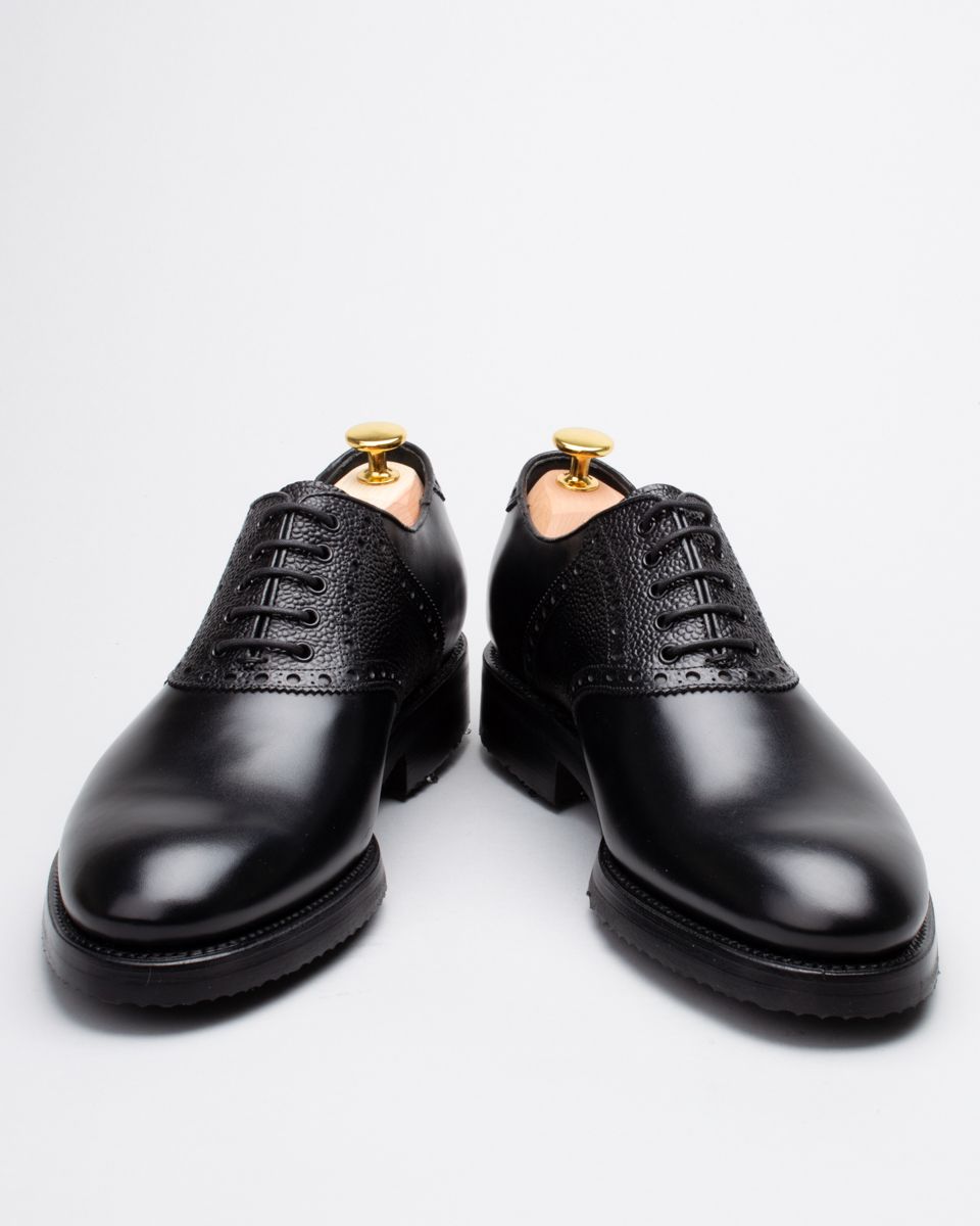 Premier-Black Calf/Black Grain Calf