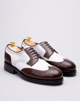 Linksland-White/Dark Brown