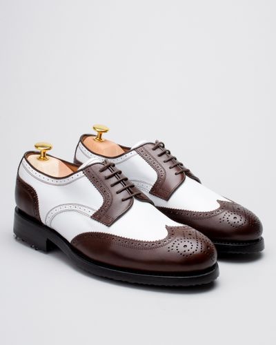Linksland-White/Dark Brown