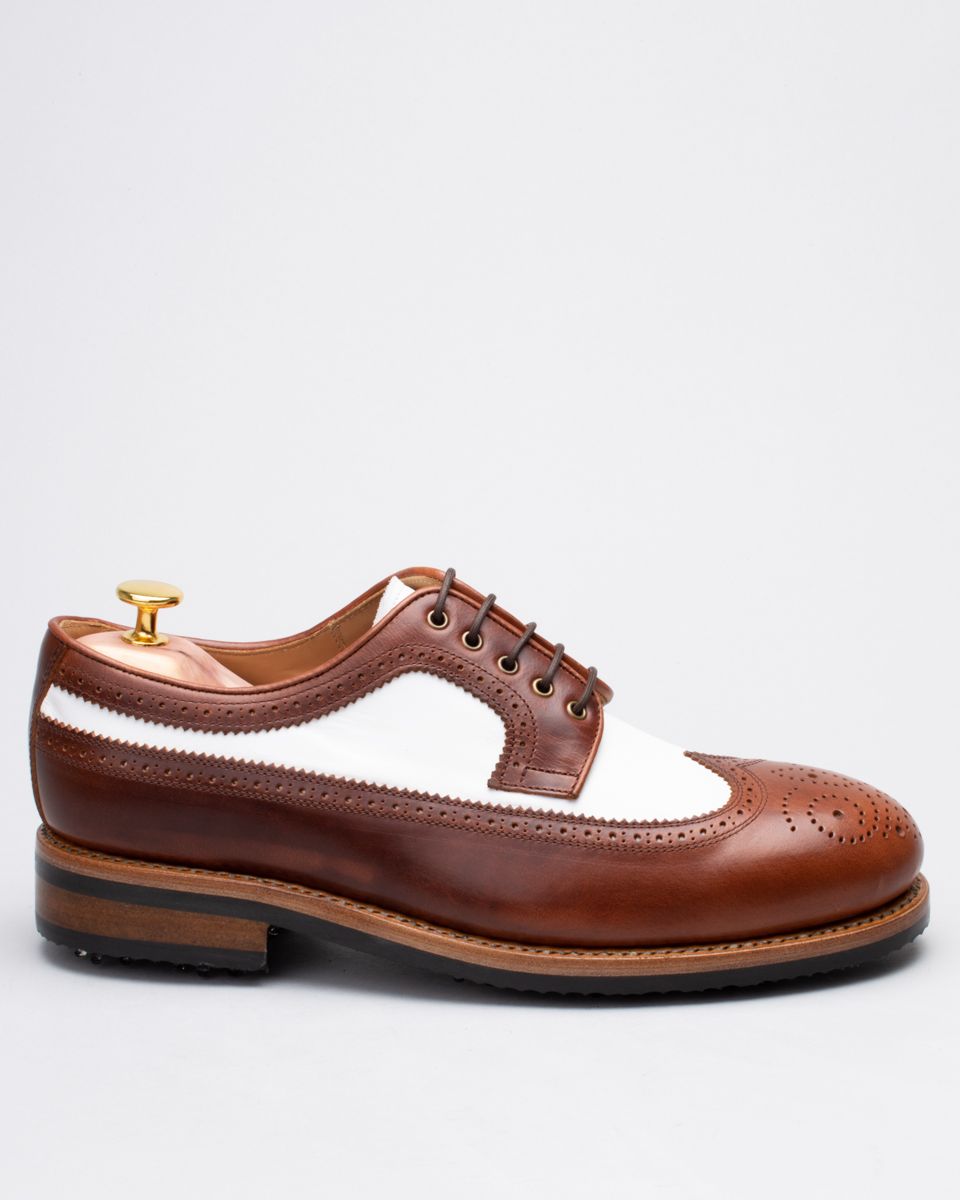 Royal-Seahorse Brown/White Calf