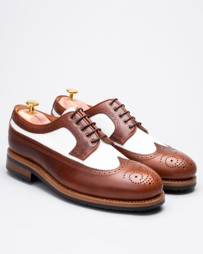 Royal-Seahorse Brown/White Calf