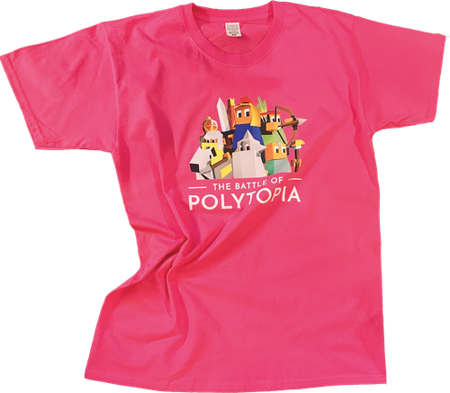 POLYTOPIA Official Tee pink