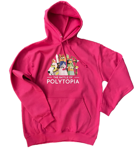 POLYTOPIA Official Hoodie Pink.