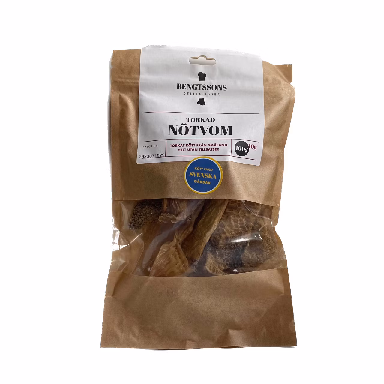 Storpack Hundgodis - Bengtssons Nötvom 1 kg