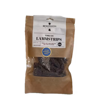 Hundgodis Storpack - Bengtssons Lammstrips 1000 gram
