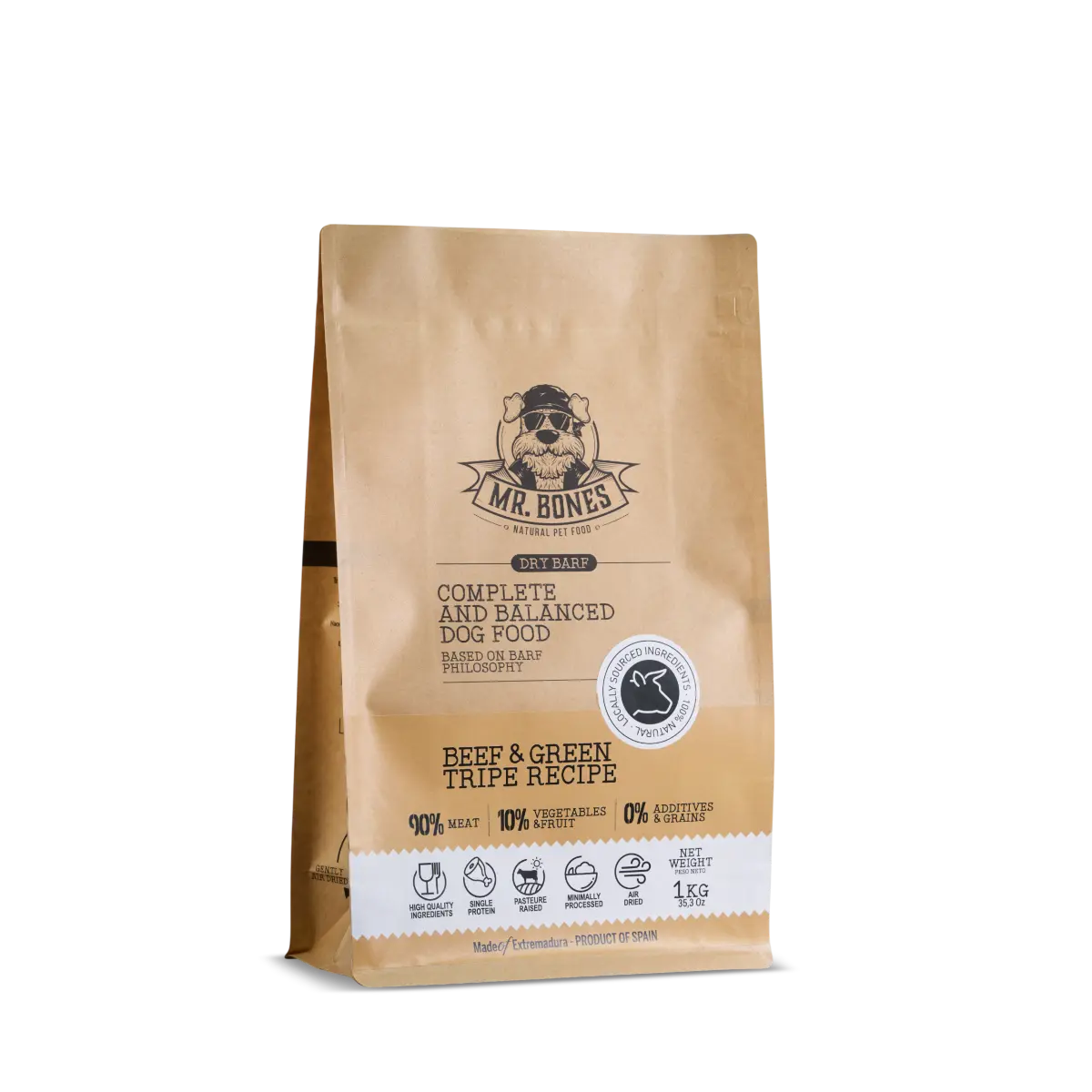 Mr Bones Dry Barf - Nöt 450 g