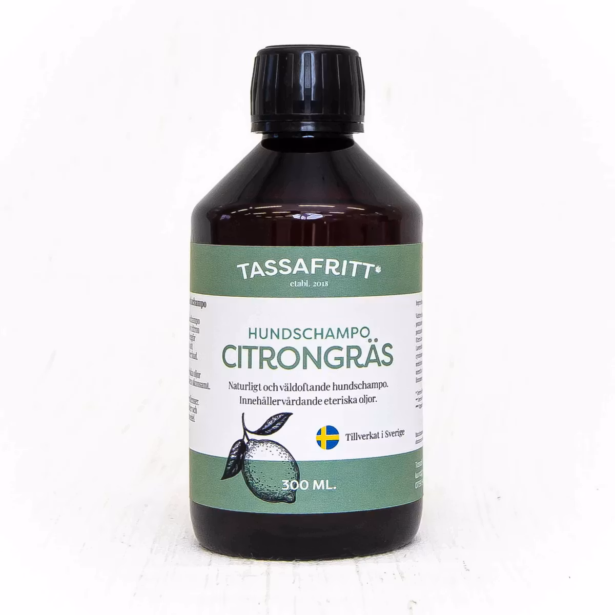 TassaFritt Naturligt Hundschampo Citrongräs