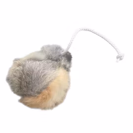 Kaninskinn Boll Med Snöre