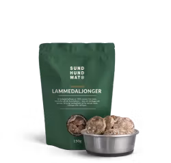 Frystorkade Lammedaljonger - Sund Hundmat
