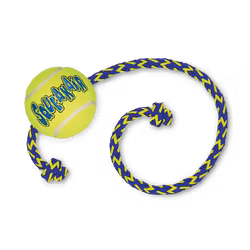 KONG SqueakAir - Boll på snöre
