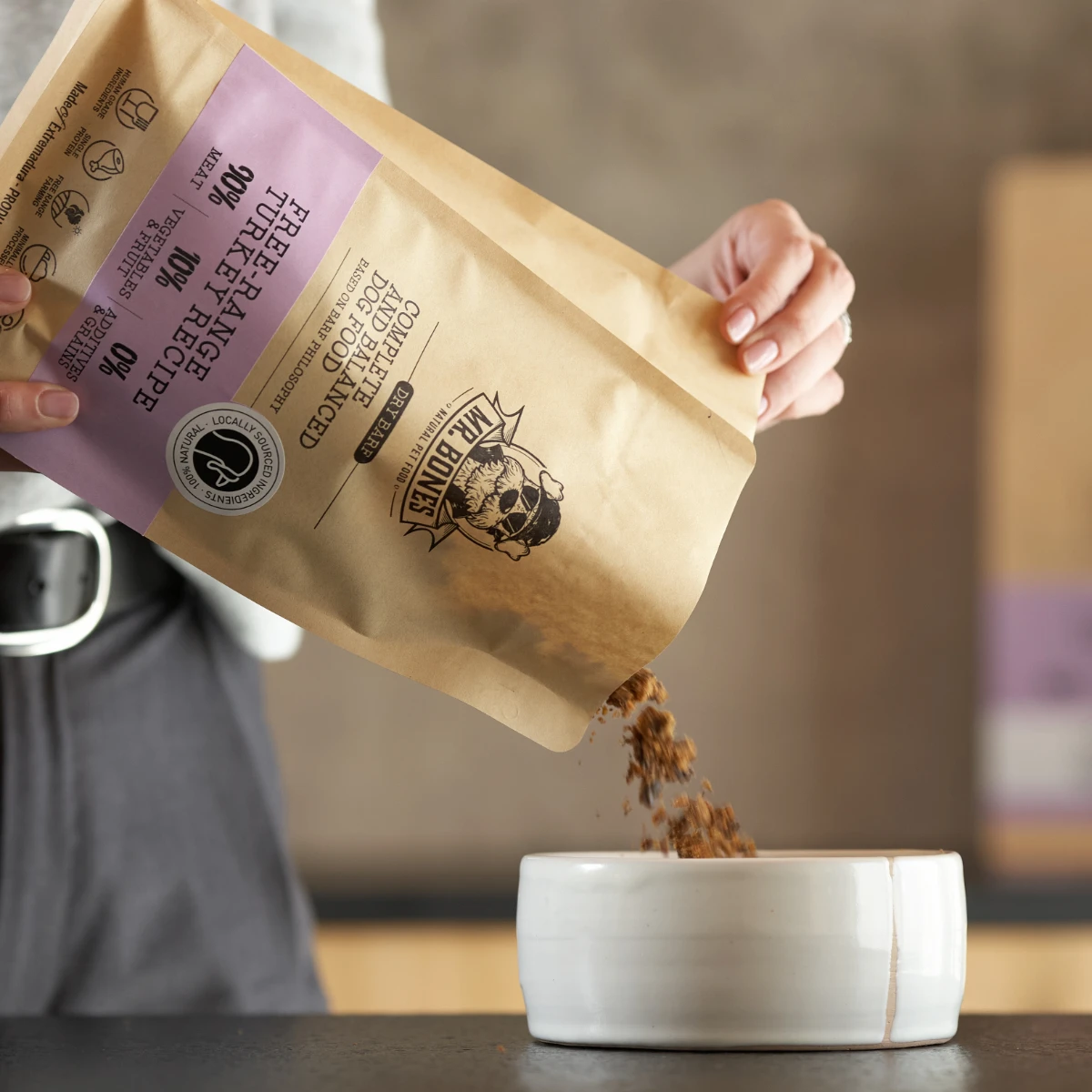 Mr Bones Dry Barf - Kalkon 1 kg