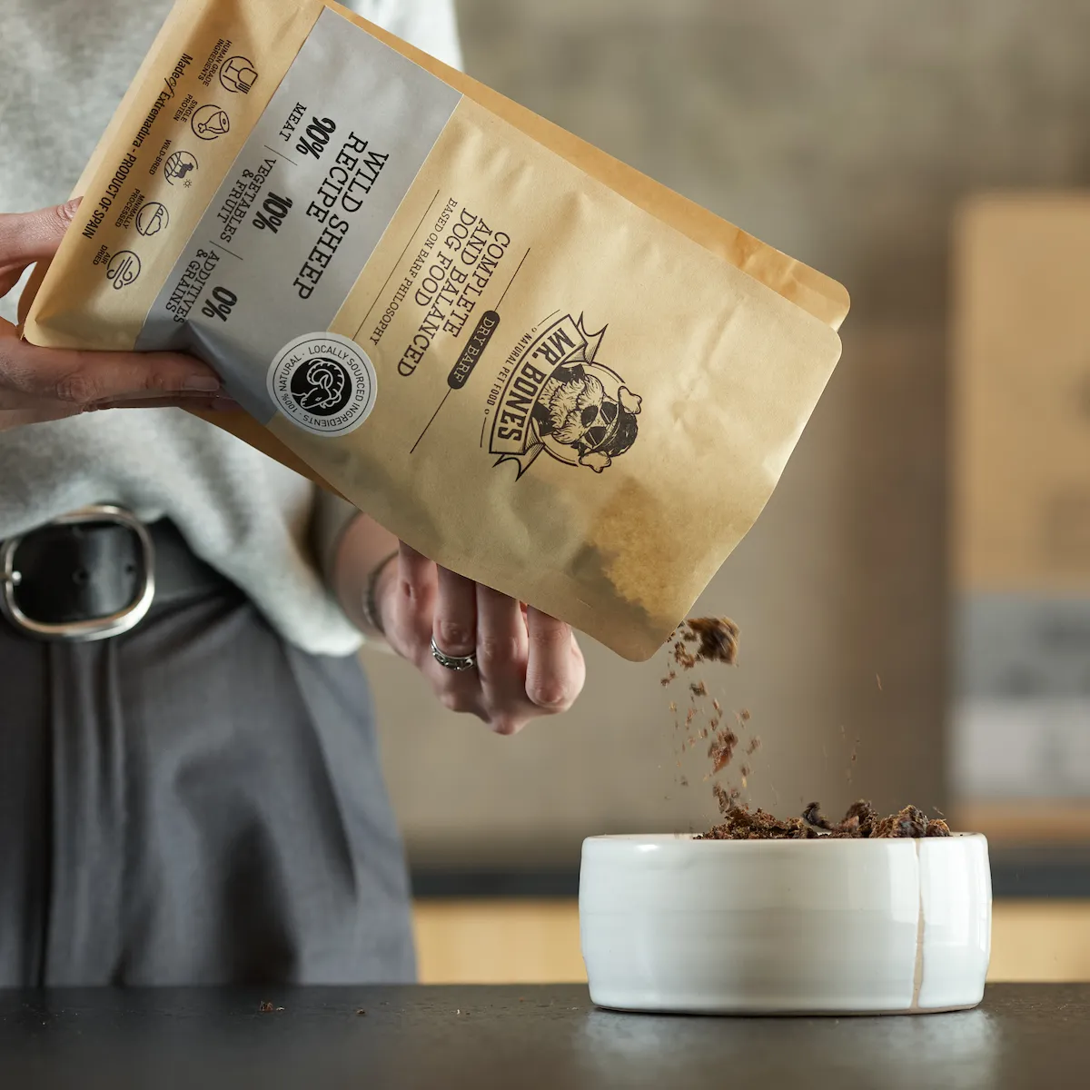 Mr Bones Dry Barf - Mufflonfår 1 kg