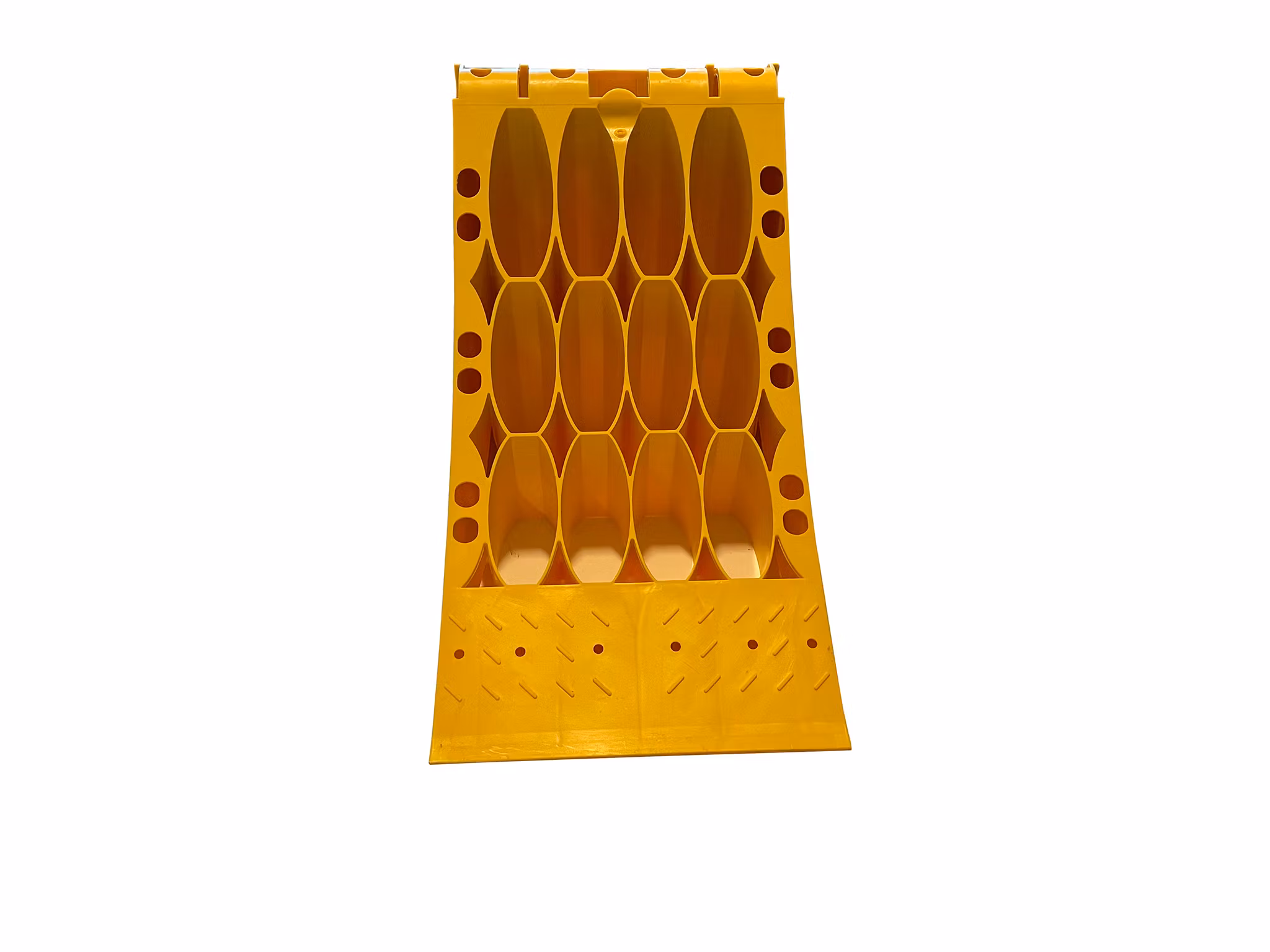 Hjulstopp / Stoppkloss - Lastbil - gul - plast