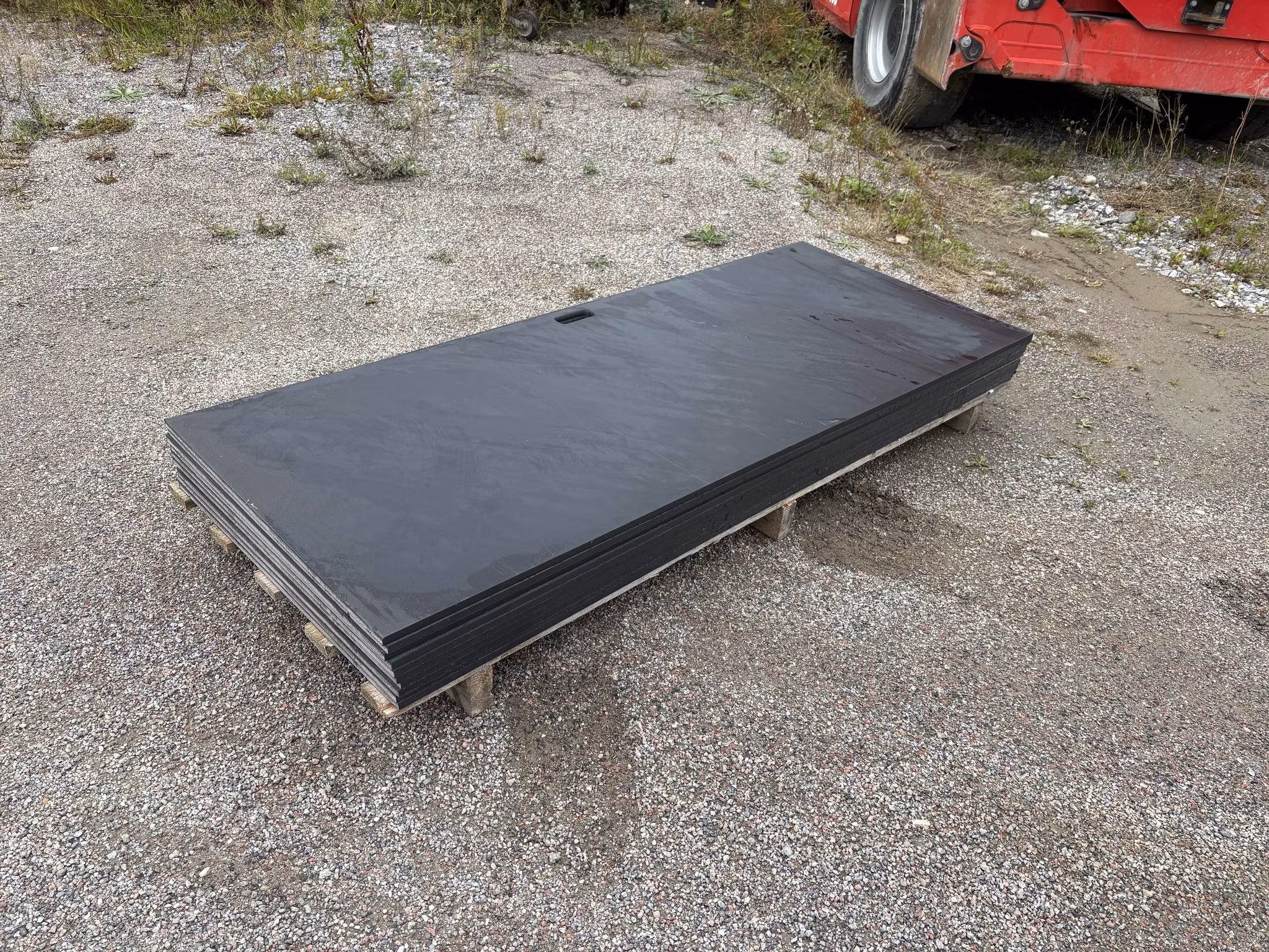 10 st körplattor 2000x800x15mm på pall