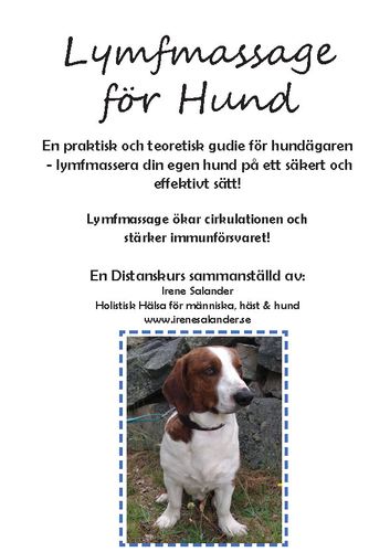 Distanskurs Lymfmassage på HUND