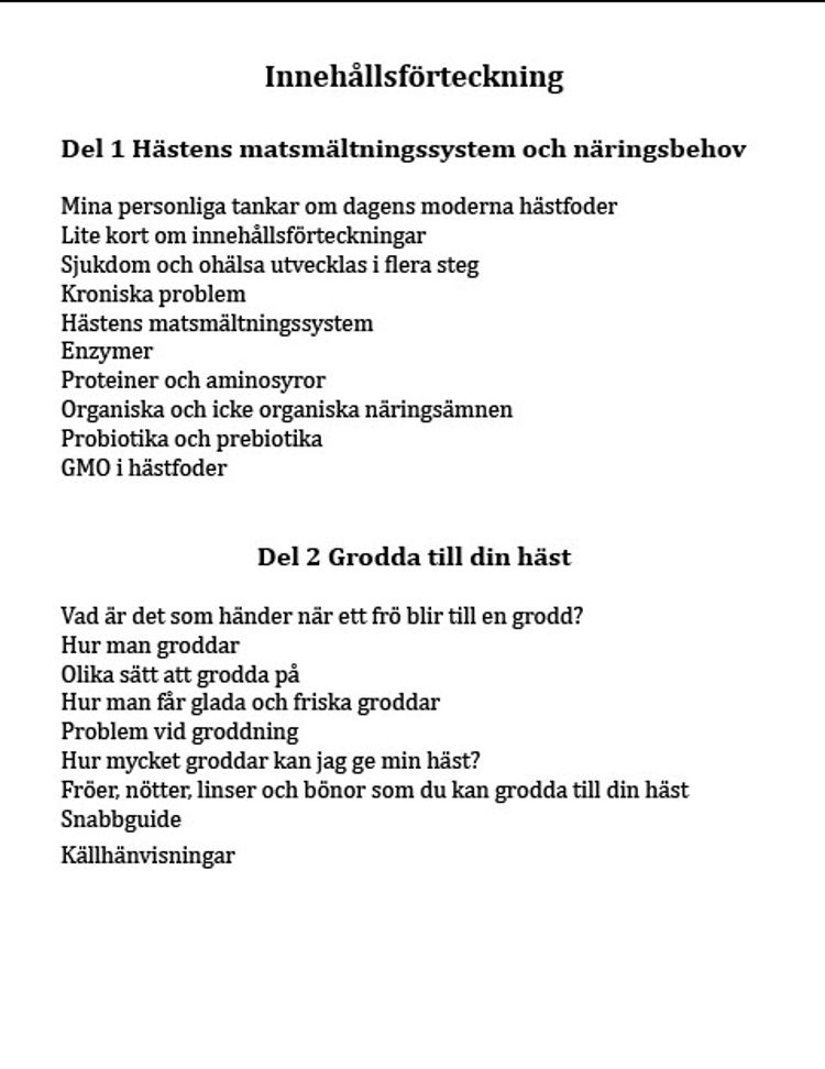 Bok : Grodda till din häst!