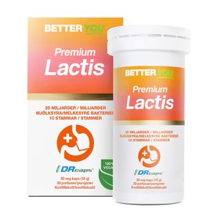 Premium Lactis Mjölksyrabakterier 30 kapslar