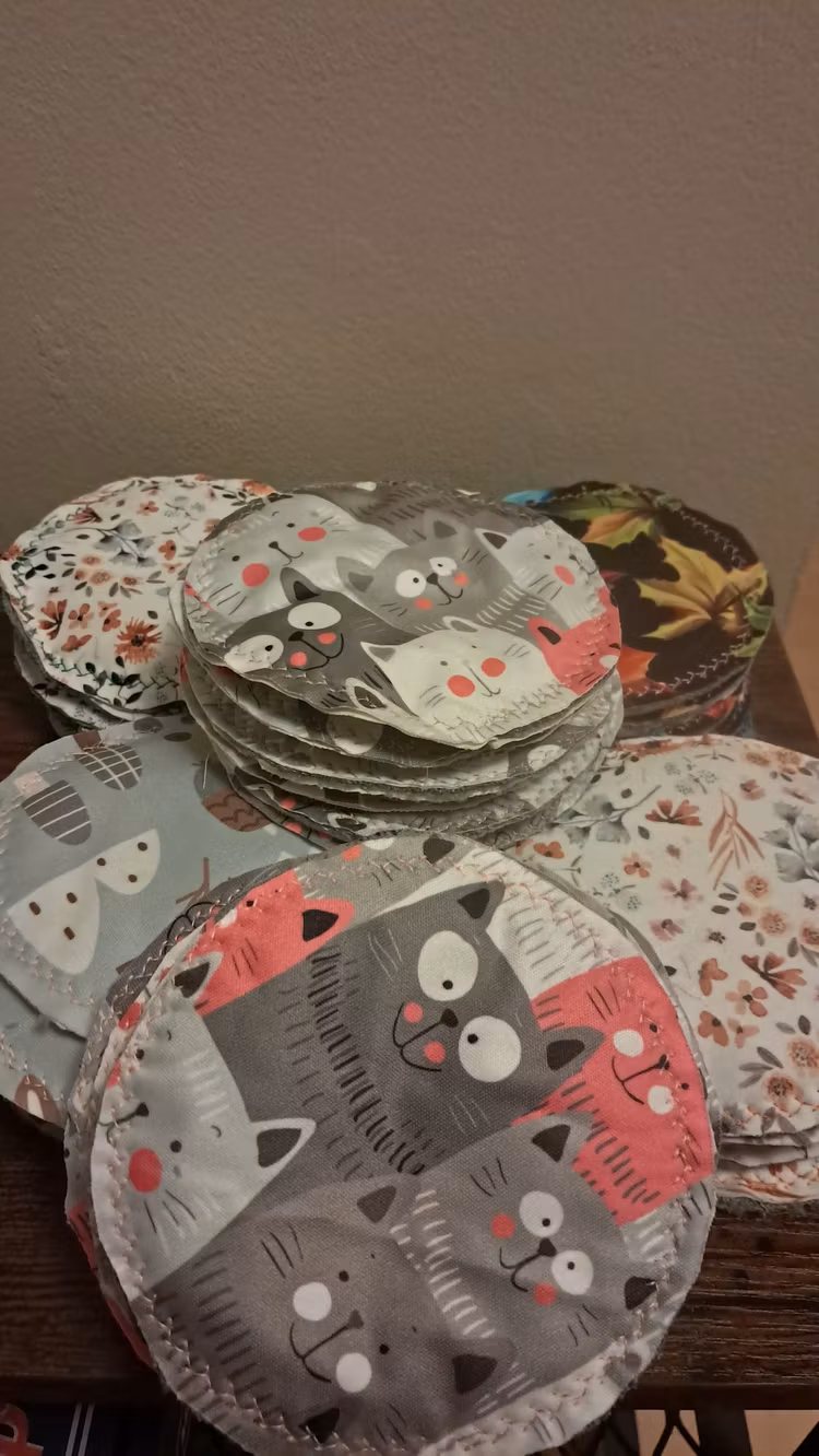 Tvättbara Amningsinlägg 8 pack