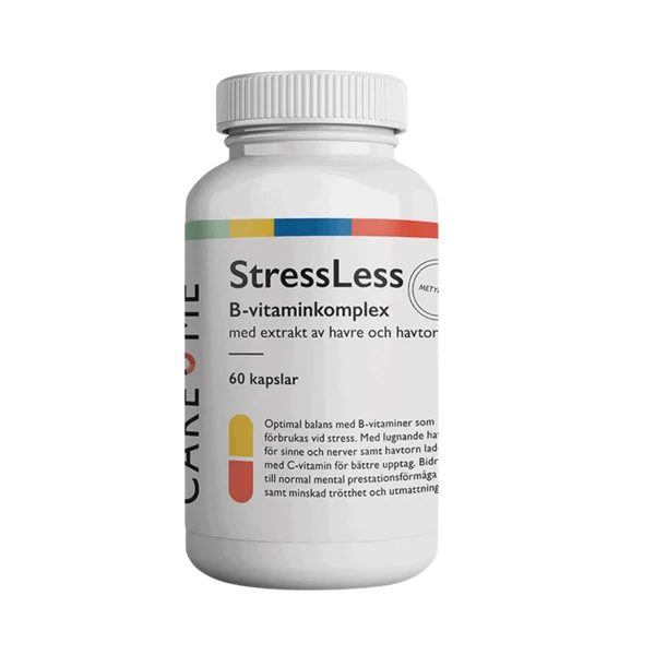 DCG CareMe StressLess (B-komplex) 60 kapslar