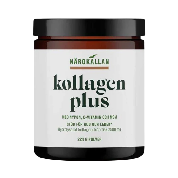Närokällan Kollagen Plus pulver 224 gram (för leder, muskler, bindväv)