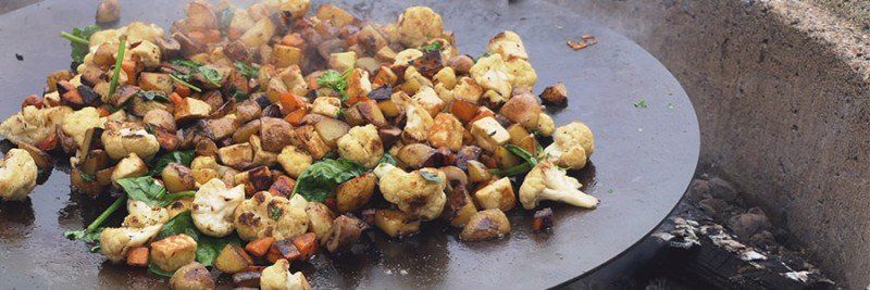 Recept | Halloumipytt på stekhäll