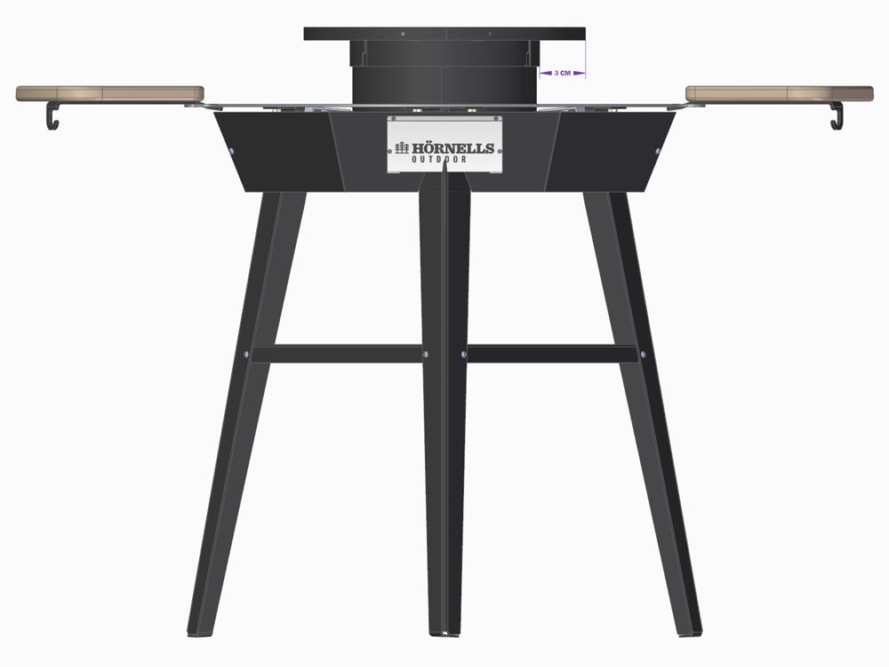 Hörnells Outdoor Grillhäll Komplett
