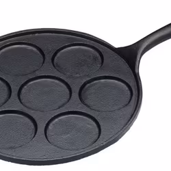 KitchenCraft Plättpanna Gjutjärn Ø24 cm
