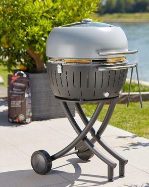 LotusGrill G 600 med lock - Lime Green