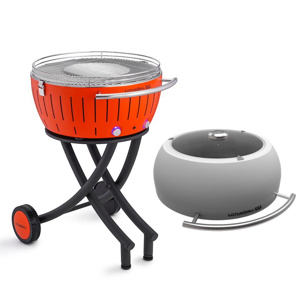 LotusGrill G 600 med lock - Mandarin Orange